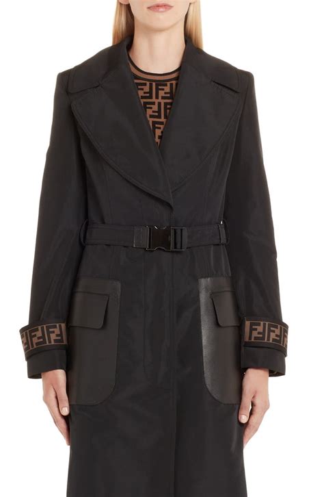 men's fendi trench coat|Fendi women's trenchless.